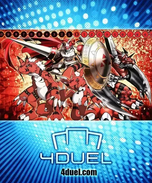 Guilmon No Zones Custom Playmat