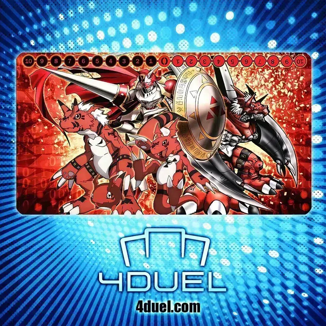 Guilmon Custom Playmat GUILMON NO ZONES CUSTOM PLAYMAT