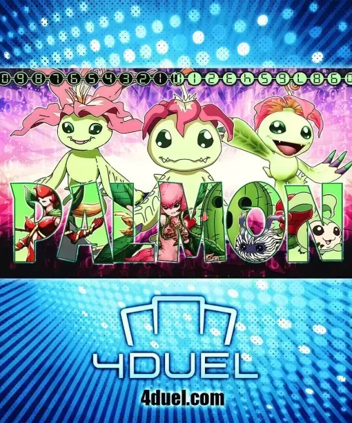 Palmon Without Zones Custom Playmat