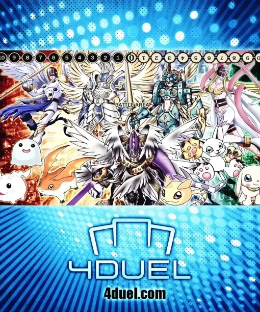Seraphimon y Ophanimon Custom Playmat