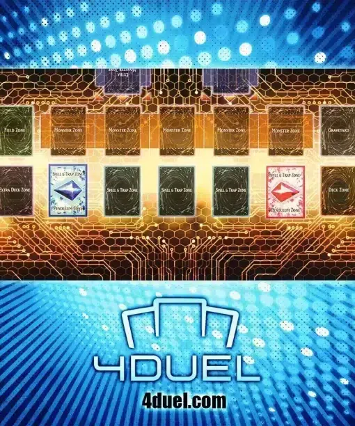 Yugioh Gold Custom Playmat