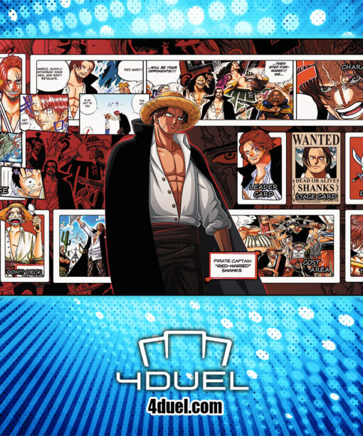 AKAGAMI NO SHANKUSU ONE PIECE CUSTOM PLAYMAT