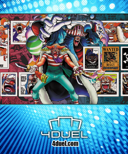 BUGGY THE STAR CLOWN ONE PIECE CUSTOM PLAYMAT