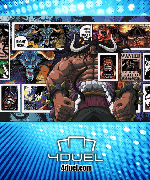 Kaidou of the Beasts One Piece Custom Playmat